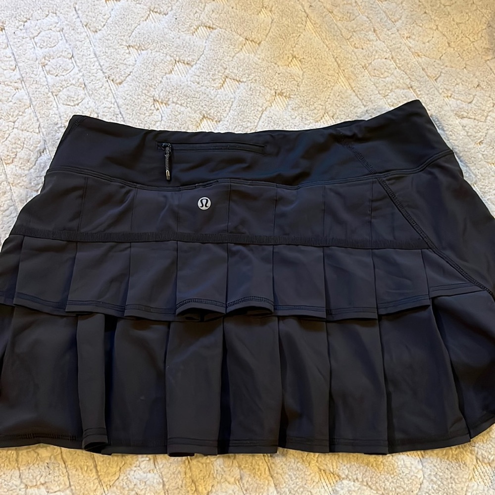 Black Size 8 Skort Lululemon